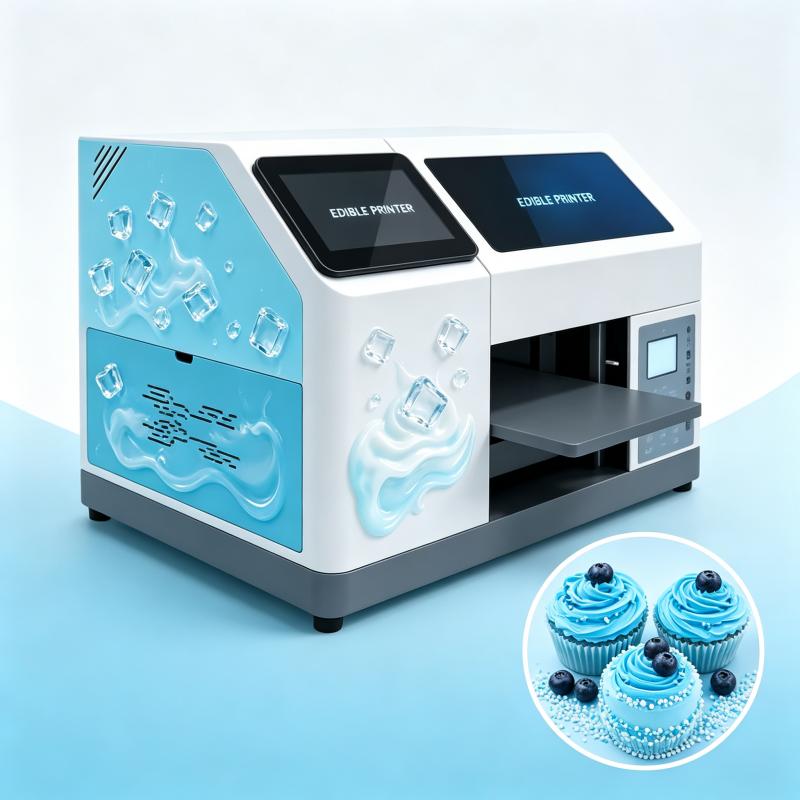 Commercial Printing Machine - デジタルケーキプリンターマシン 食用インク フルカラー画像印刷 カスタムケーキデコレーション 商業ベーカリー