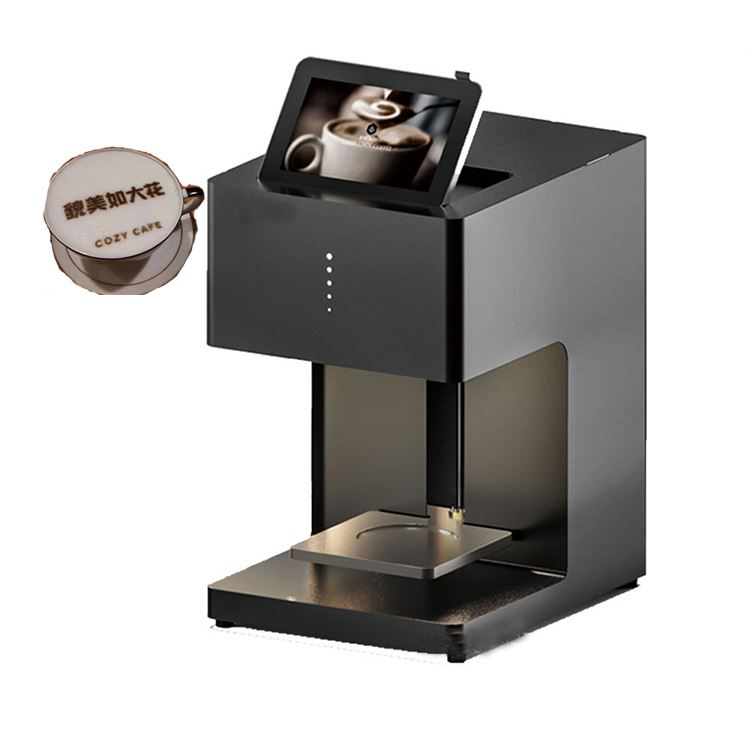 Commercial Printing Machine - 自動スマートカラフルインクジェットプリンター、業務用3Dパッド印刷機、カップ写真アート、ミルクティースクリーン、ラテコーヒープリンター
