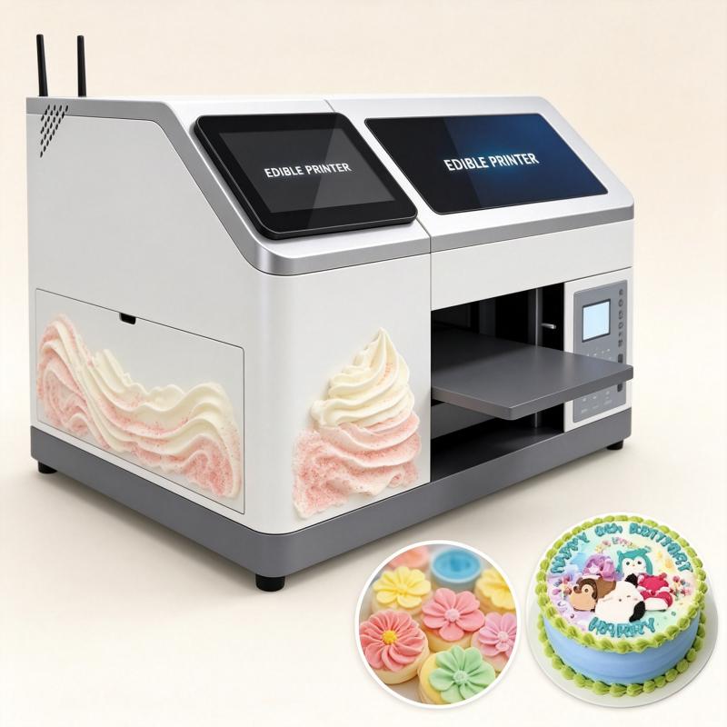 デジタルケーキプリンターマシン 食用インク フルカラー画像印 - Commercial Printing Machine のレビューと価格
