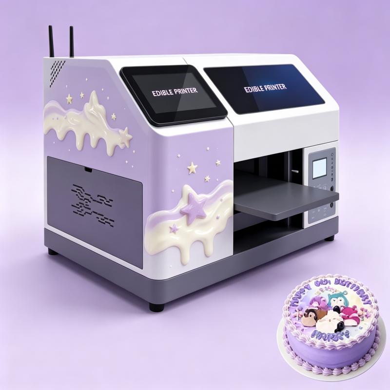 デジタルケーキプリンターマシン 食用インク フルカラー画像印 - Commercial Printing Machine のレビューと価格