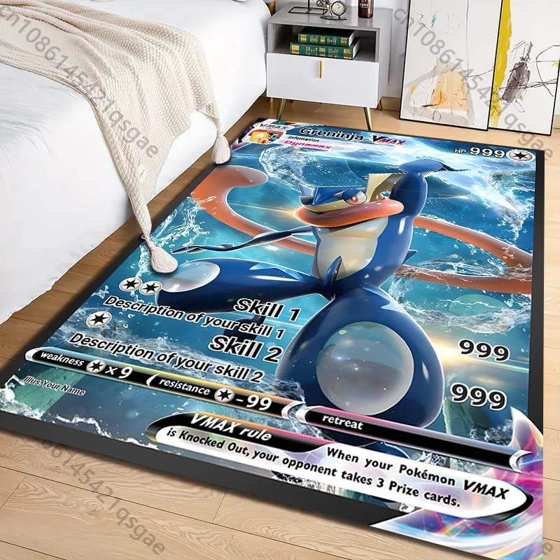 1PC ポケモングレンニンジャカードプリントカーペットリビン - Commercial Printing Machine のレビューと価格