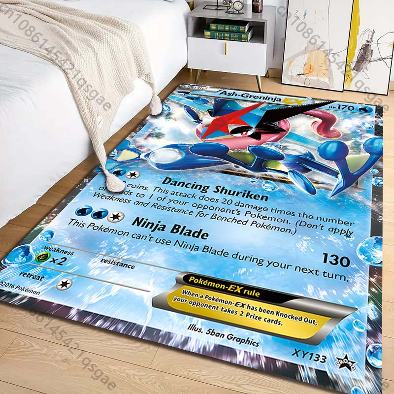 1PC ポケモングレンニンジャカードプリントカーペットリビン - Commercial Printing Machine のレビューと価格