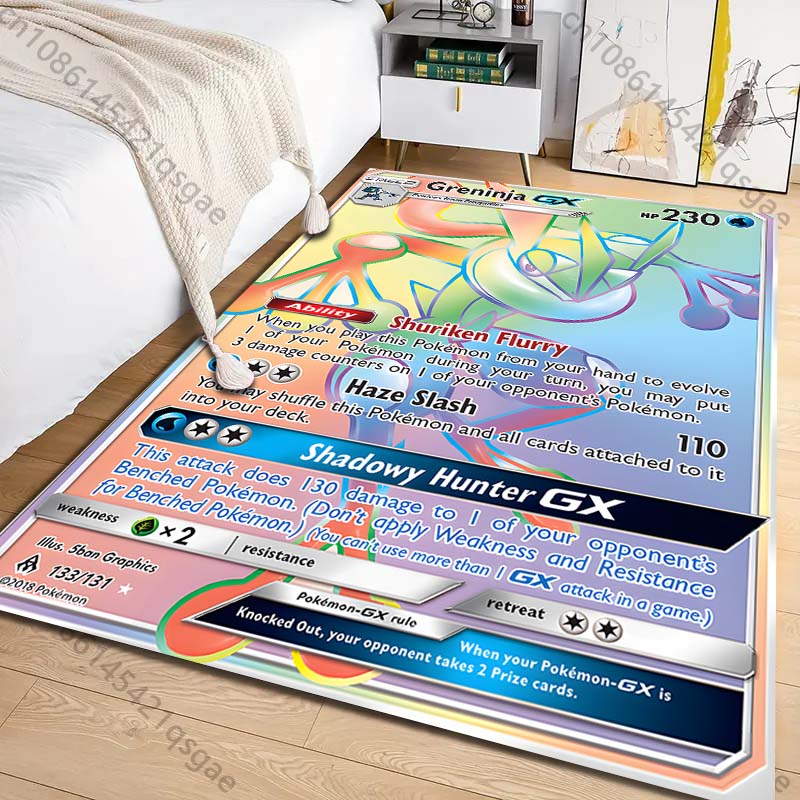 1PC ポケモングレンニンジャカードプリントカーペットリビン - Commercial Printing Machine のレビューと価格