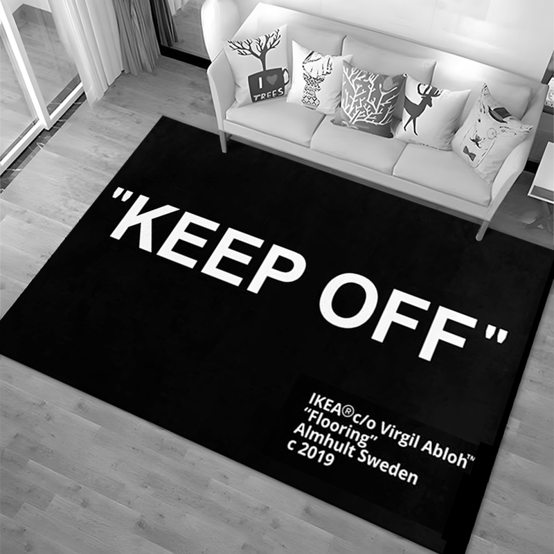 3Dプリント大型カーペット「Keep Off」エリアラグ、家 - Commercial Printing Machine のレビューと価格