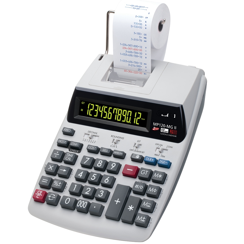 印刷可能な電卓 金融および金融印刷電卓 2色プリンタータイプ - Commercial Printing Supplies Usa のレビューと価格